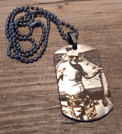 Personalized Full Photo Engraved Pendant